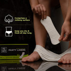 Pee Safe Panty Liners For Women Daily Use with Aloe Vera 20 Liners | 185mm