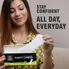Pee Safe Panty Liners For Women Daily Use with Aloe Vera 20 Liners | 185mm