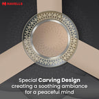 Havells CERA BLDC 1200mm Premium Underlight Ceiling Fan with 100% Pure Copper|