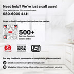 Prestige Omega Select Plus Aluminium Square Pathri Tawa 31cm|3 Layer Teflon Non Stick|Metal Spoon Friendly