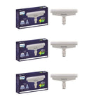 PHILIPS Stellar Bright 10W B22 Emergency LED T-Bulb,Emergency Lights For Home,Cool Daylight, Pack of 3
