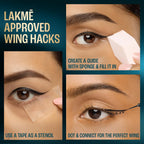 LAKME 9to5 Eyeconic Waterproof Liquid Eyeliner, Intense Black, 4.5 ml, for Precise Eye Definition, with Quick-Dry Formula, Smudgeproof and Waterproof