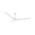 Orient Electric 1200 mm Pacific Air Déco| Decorative ceiling fan | Powerful airflow| BEE1 Star Rated | 2-year warranty | White Silver, pack of 1
