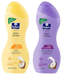 Parachute Advansed Soft Touch Body Lotion for Women & Men, All Skin types, 250ml & Parachute Advansed Deep Nourish Body Lotion for Women & Men, Dry Skin, 250ml