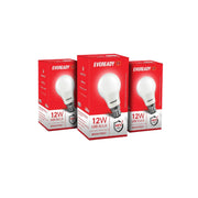 EVEREADY 12W LED Bulb, Cool White Day Light (6500K), E27 Base | Energy-Efficient, 4kV Surge Protection, Long-Lasting Durability, Pack of 3