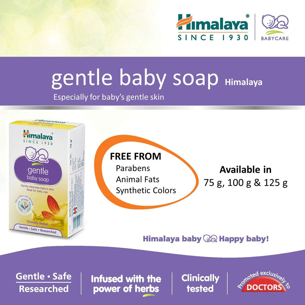 Himalaya Gentle Baby Soap Pack of 6 x 125g