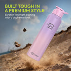 Stainless Steel Water Bottle Craft Pink-Purple Ombre 950ml