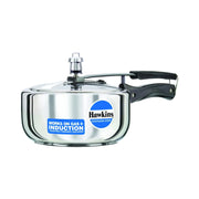 Hawkins 3 Litre Inner Lid Pressure Cooker, Stainless Steel Cooker, Induction Cooker, Silver (HSS3W)