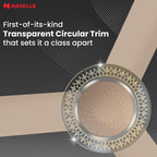 Havells CERA BLDC 1200mm Premium Underlight Ceiling Fan with 100% Pure Copper|