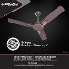 Bajaj Artisan 12S2 1200MM Ceiling Fans for Home | BEE-2 Star Rated Energy Efficient |