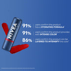 NIVEA Lip Caring Beauty Red Lip Balm | Lip & Cheek Tint with SPF 30