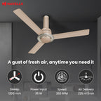 Havells CERA BLDC 1200mm Premium Underlight Ceiling Fan with 100% Pure Copper|