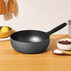 Meyer Bauhaus Aluminium Non Stick Saucier, 24cm/3.3L, Grey