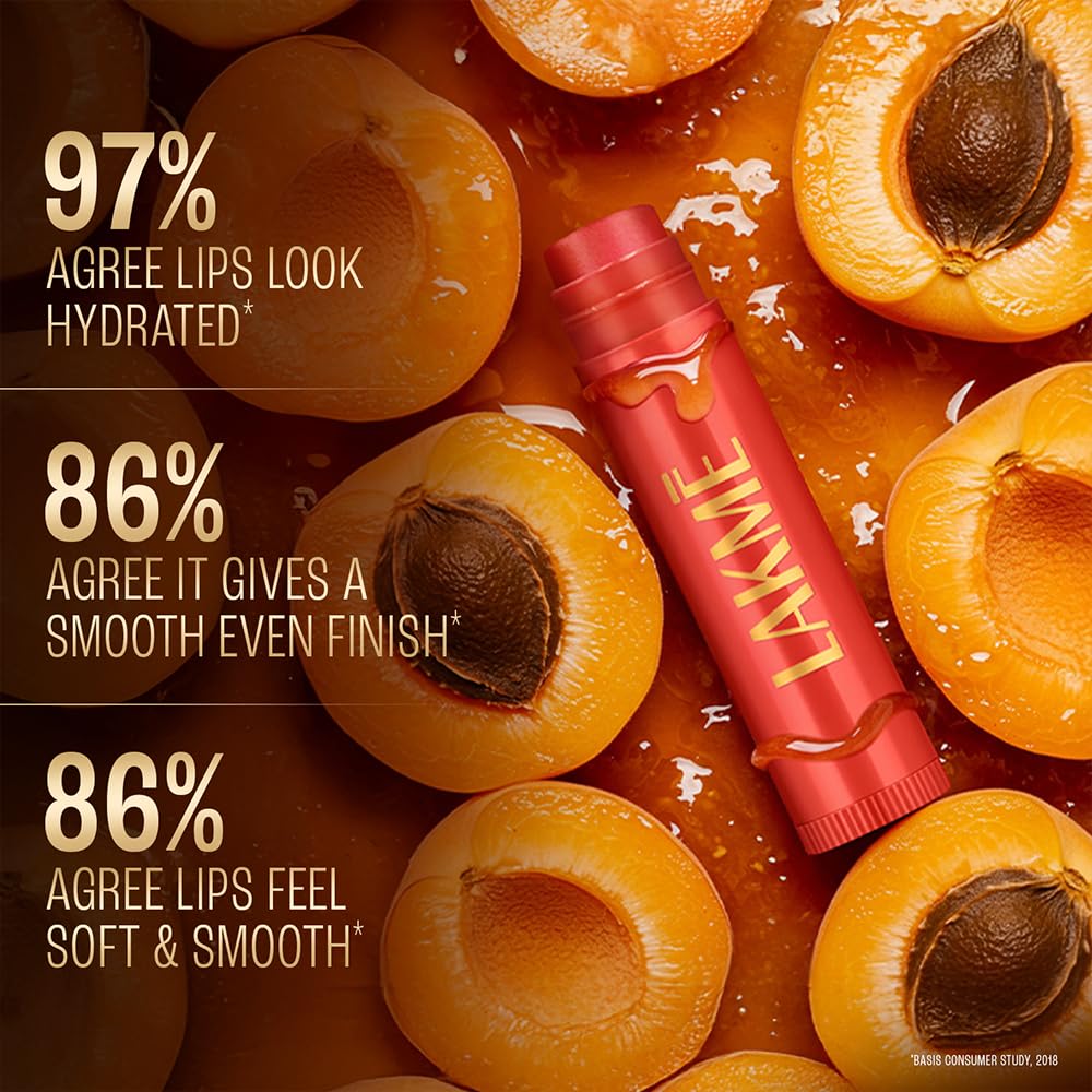 Lakme Lip Love Care Stick Apricot, with 10% Vitamin E Complex, nourished with Shea & Cocoa Butter and enriched with Almond & Jojoba Oil for 24hr...
