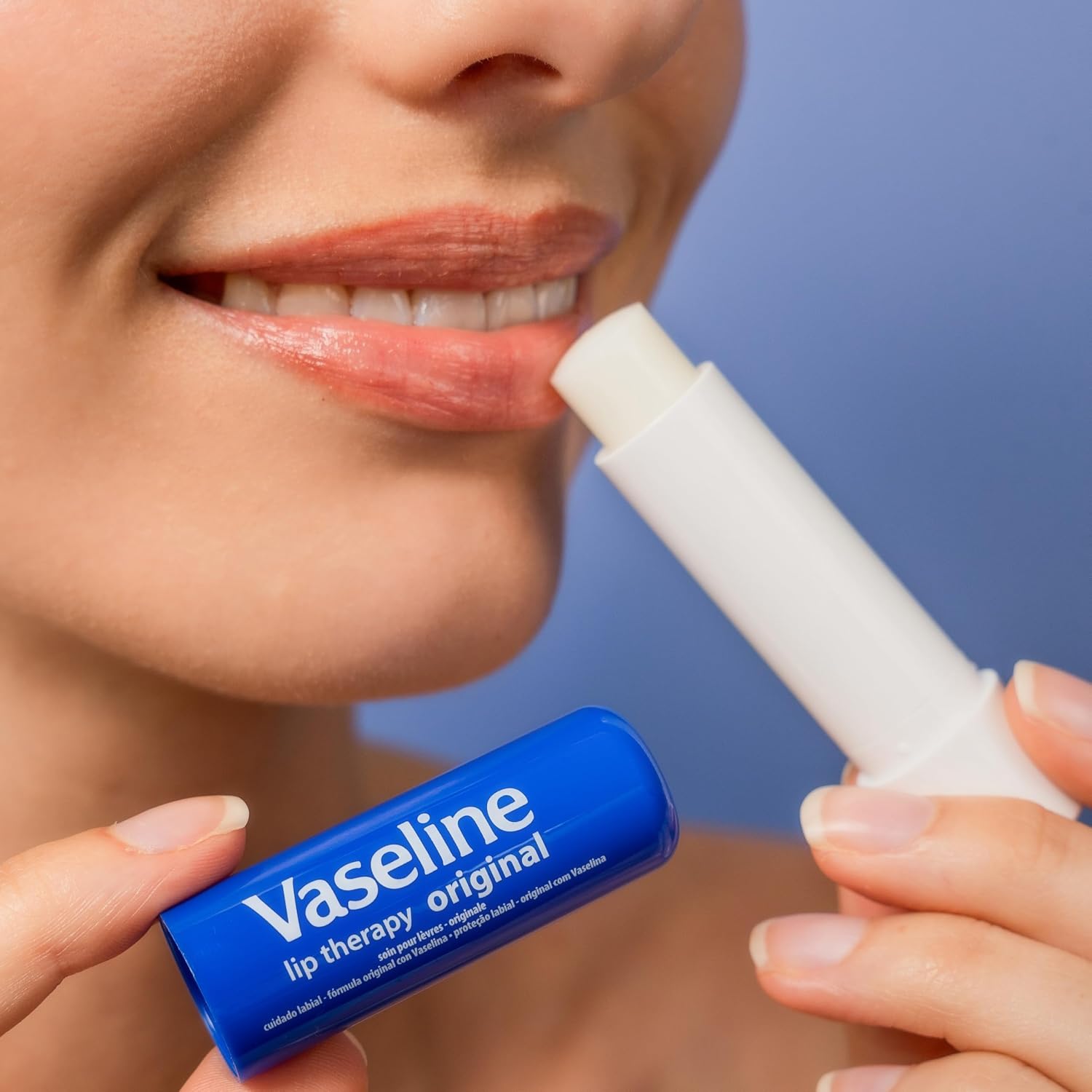Vaseline Lip Therapy Original, 4.8 Gm, White ,( Pack Of 1 )