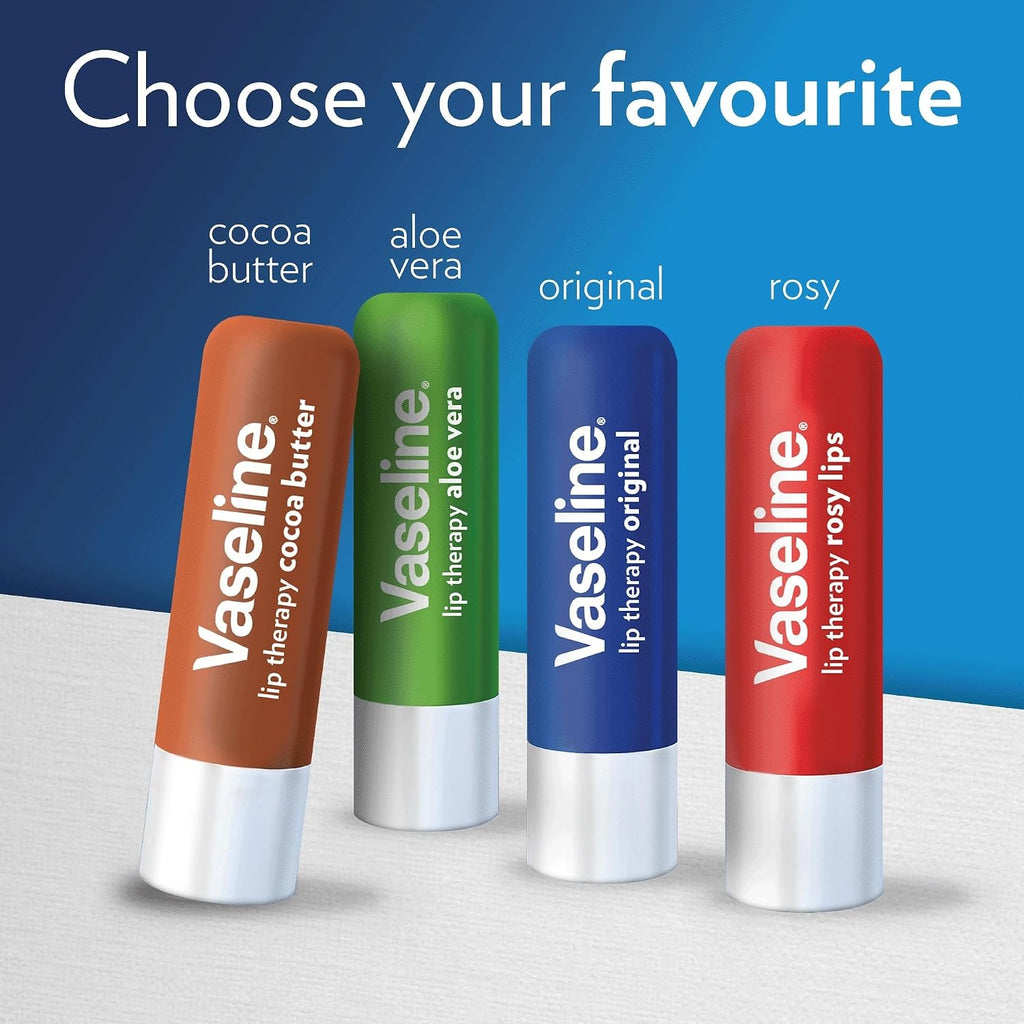 Vaseline Lip Therapy Original, 4.8 Gm, White ,( Pack Of 1 )