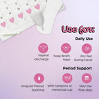 Pee Safe Panty Liners For Women Daily Use with Aloe Vera - 100 Liners | daily freshness, for spotting, super thin, straight, softest top sheet, instant...