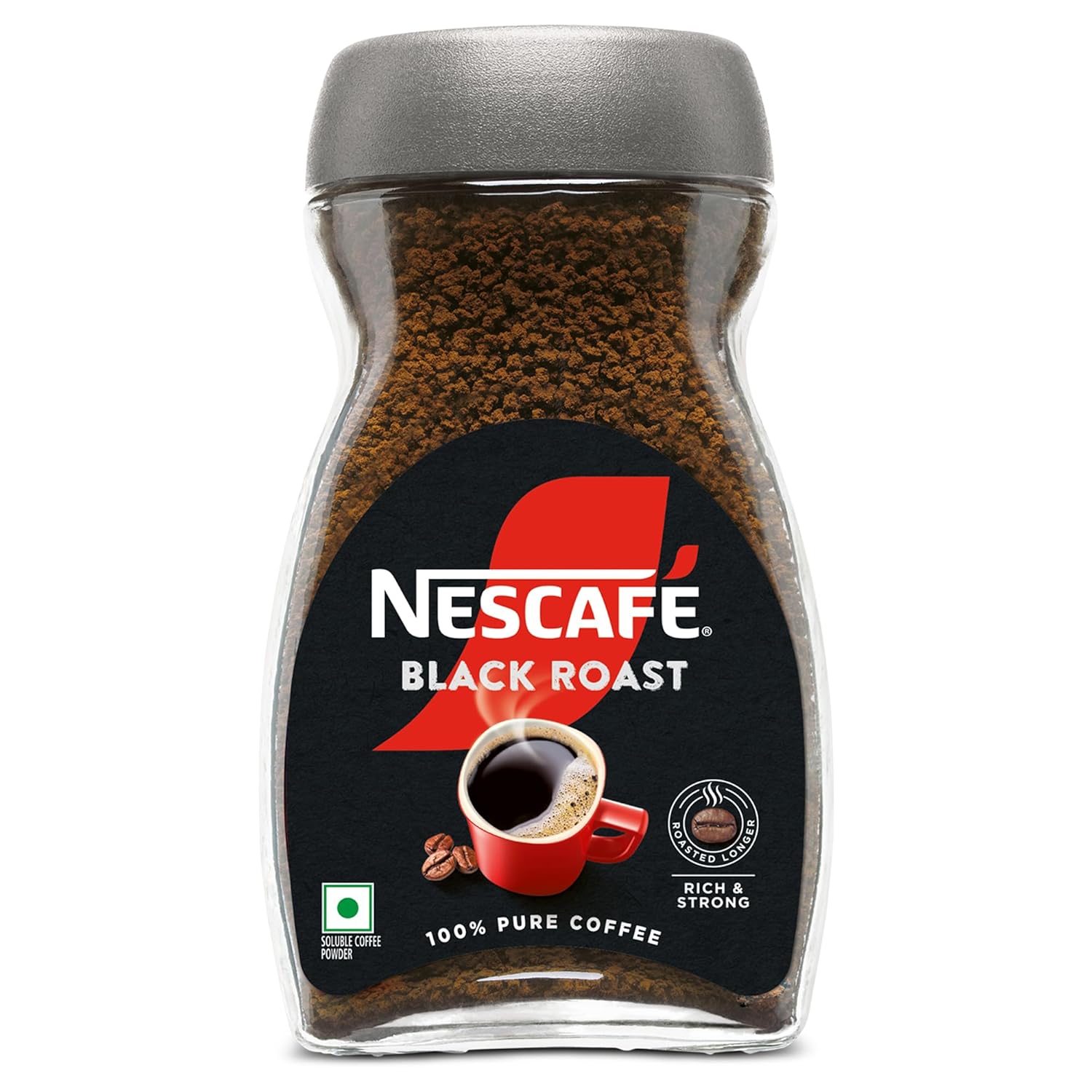 Nescafé Black Roast Instant Coffee Powder, 90g Jar