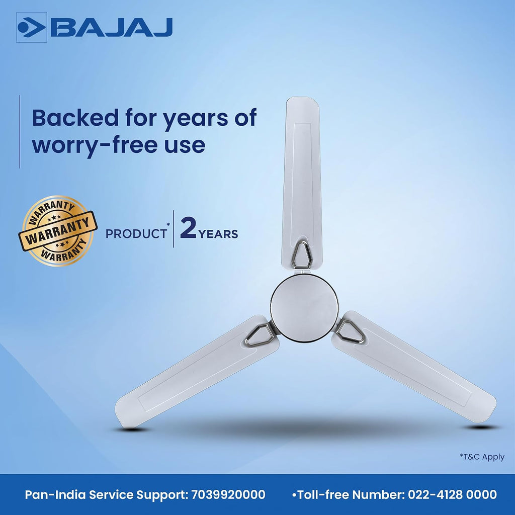 Bajaj Frore Deco Turbo 1200 MM 1 Star Rated Ceiling Fans For Home |