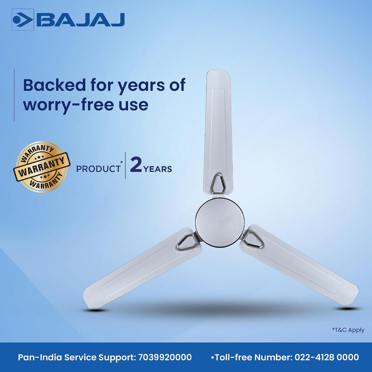 Bajaj Frore Deco Turbo 1200 MM 1 Star Rated Ceiling Fans For Home |