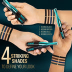 LAKME 9to5 Eyeconic Waterproof Liquid Eyeliner, Intense Black, 4.5 ml, for Precise Eye Definition, with Quick-Dry Formula, Smudgeproof and Waterproof