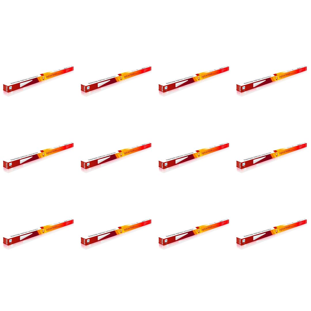 PHILIPS 20-Watt LED Batten/Tubelight | Ujjwal 4-ft LED Batten for Living room & Bedroom | Colour : Cool Day Light, Pack of 12