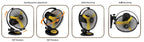 V-Guard Personal Fan- Selfee 225mm Yellow Black