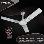 Bajaj Artisan 12S2 1200MM Ceiling Fans for Home | BEE-2 Star Rated Energy Efficient |