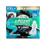 Whisper Bindazzz Nights 15x3 XXL Sanitary Pads, Upto 0% Leaks All Night Long, For Heavy Flow