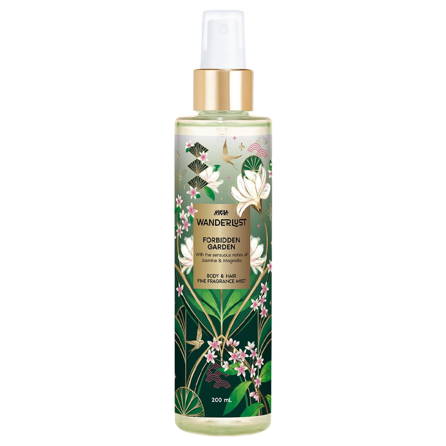 Nykaa Wanderlust Forbidden Garden Body & Hair Fine Fragrance mist 200 ml