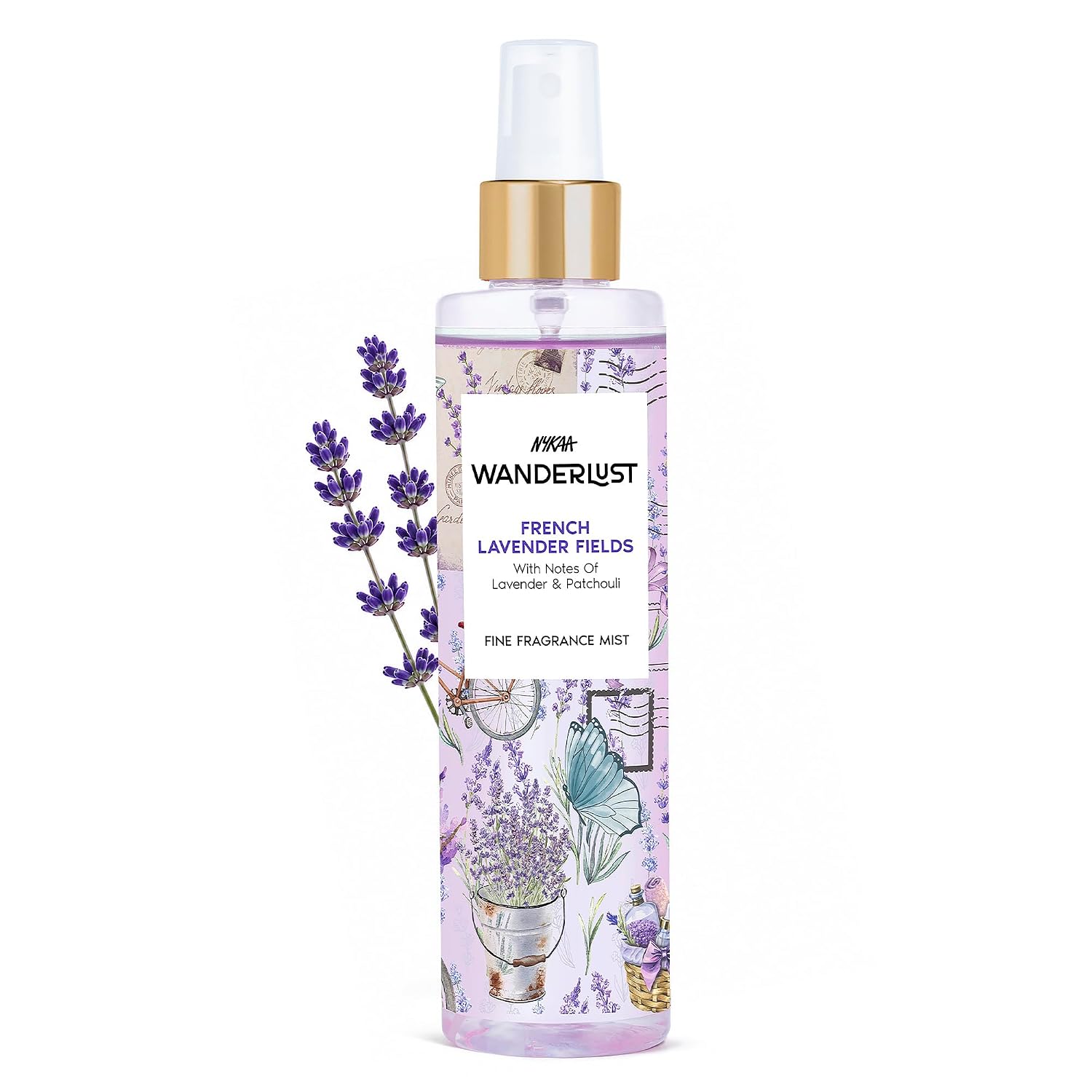 Nykaa Wanderlust French Lavender Fine Fragrance Mist 200 ml