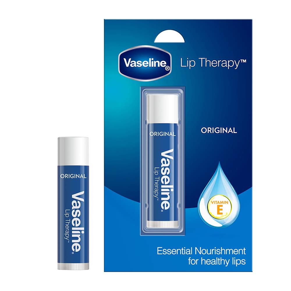Vaseline Lip Therapy Original Chapstick, Lip Balm, Clear, 4.5 Gram