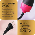 Hot Air Brush For Hair || Hair Dryer for Woman, Hair Straightener, Volumizer, Blow Dryer, Styling Professional 4 In 1