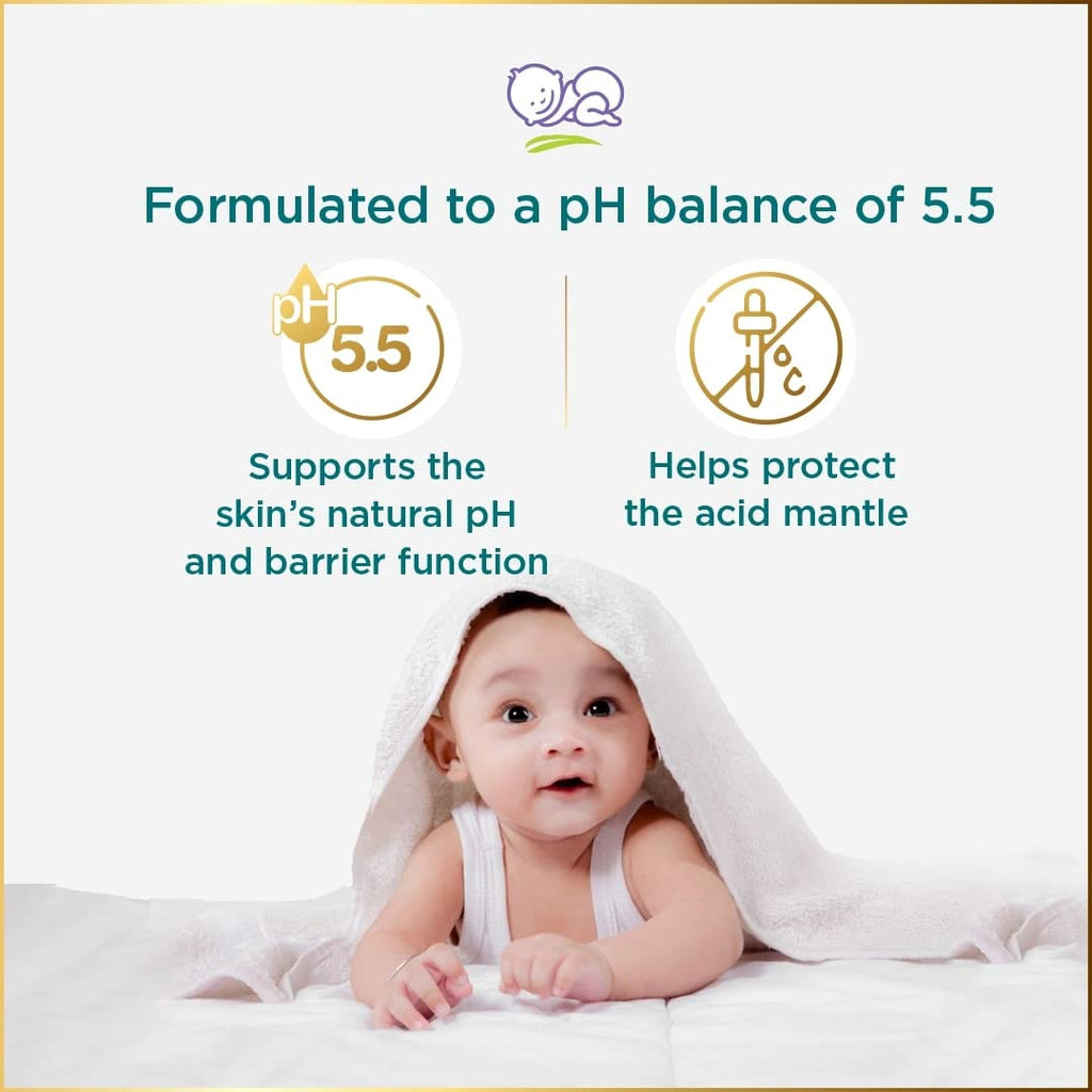 Himalaya Crème Cleansing Baby Bar 75 g |pH 5.5|Soap Free |For Baby's sensitive skin |with Coconut Milk Protein, Aloe Vera & Mahua Butter