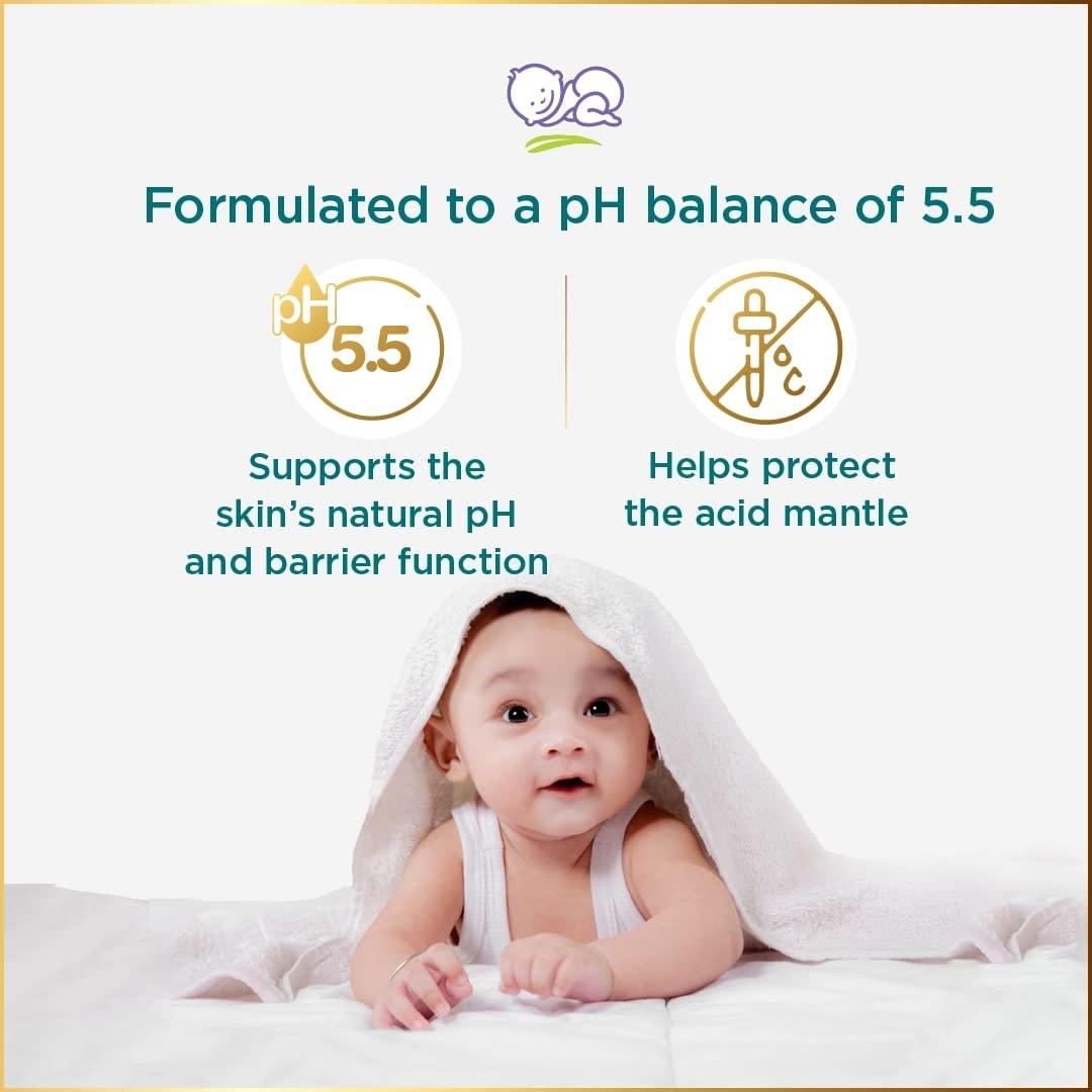 Himalaya Crème Cleansing Baby Bar 75 g |pH 5.5|Soap Free |For Baby's sensitive skin |with Coconut Milk Protein, Aloe Vera & Mahua Butter