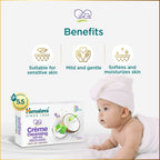 Himalaya Crème Cleansing Baby Bar 75 g |pH 5.5|Soap Free |For Baby's sensitive skin |with Coconut Milk Protein, Aloe Vera & Mahua Butter