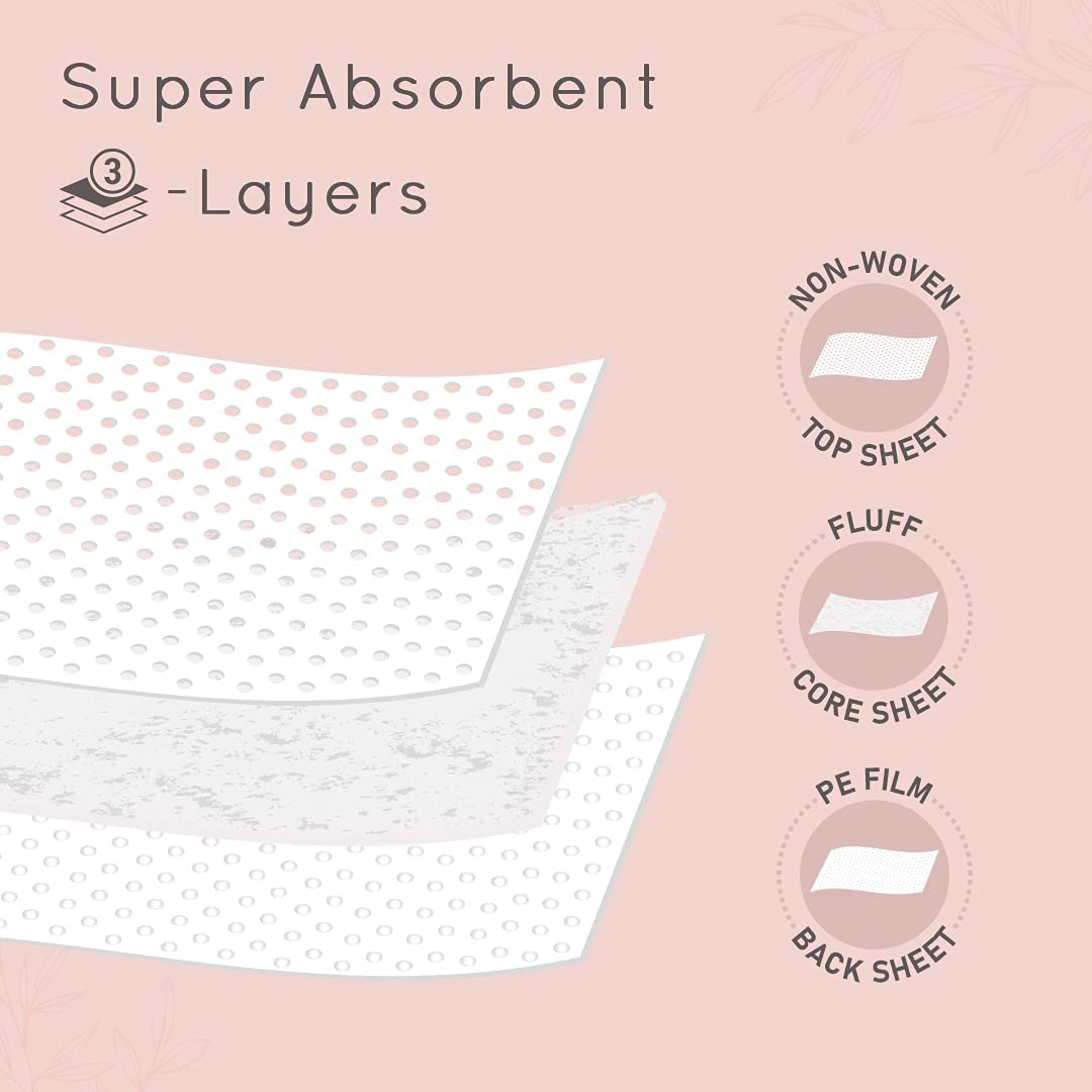 Pee Safe Comfort Maternity Pads XXXXL+ | 8 Pads | Post-partum Flow | Clots, Heavy Gushes & Flow Super Soft, Breathable Fabric, 360 Degree Protection,...