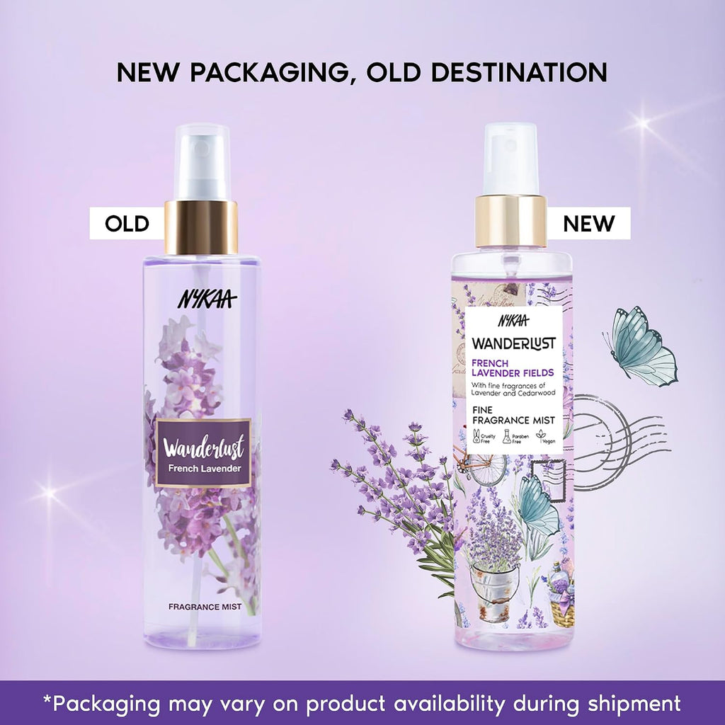 Nykaa Wanderlust French Lavender Fine Fragrance Mist 200 ml
