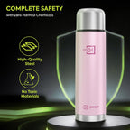 Stainless Steel Water Bottle Flamingo Baby Pink 1000ml