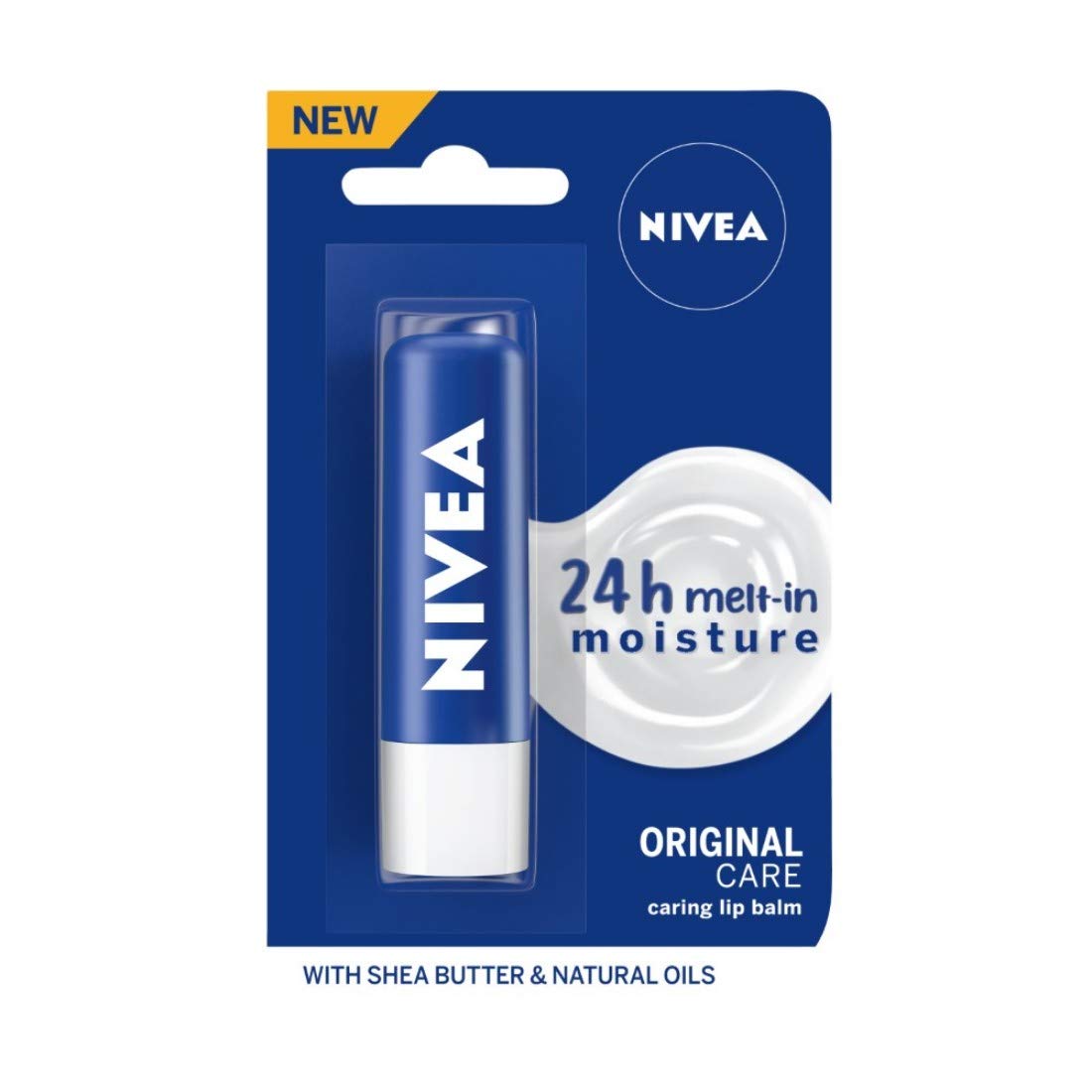 NIVEA Lip Balm, Original Care, 4.8g & NIVEA Lip Balm, Soft Rose, 4.8g