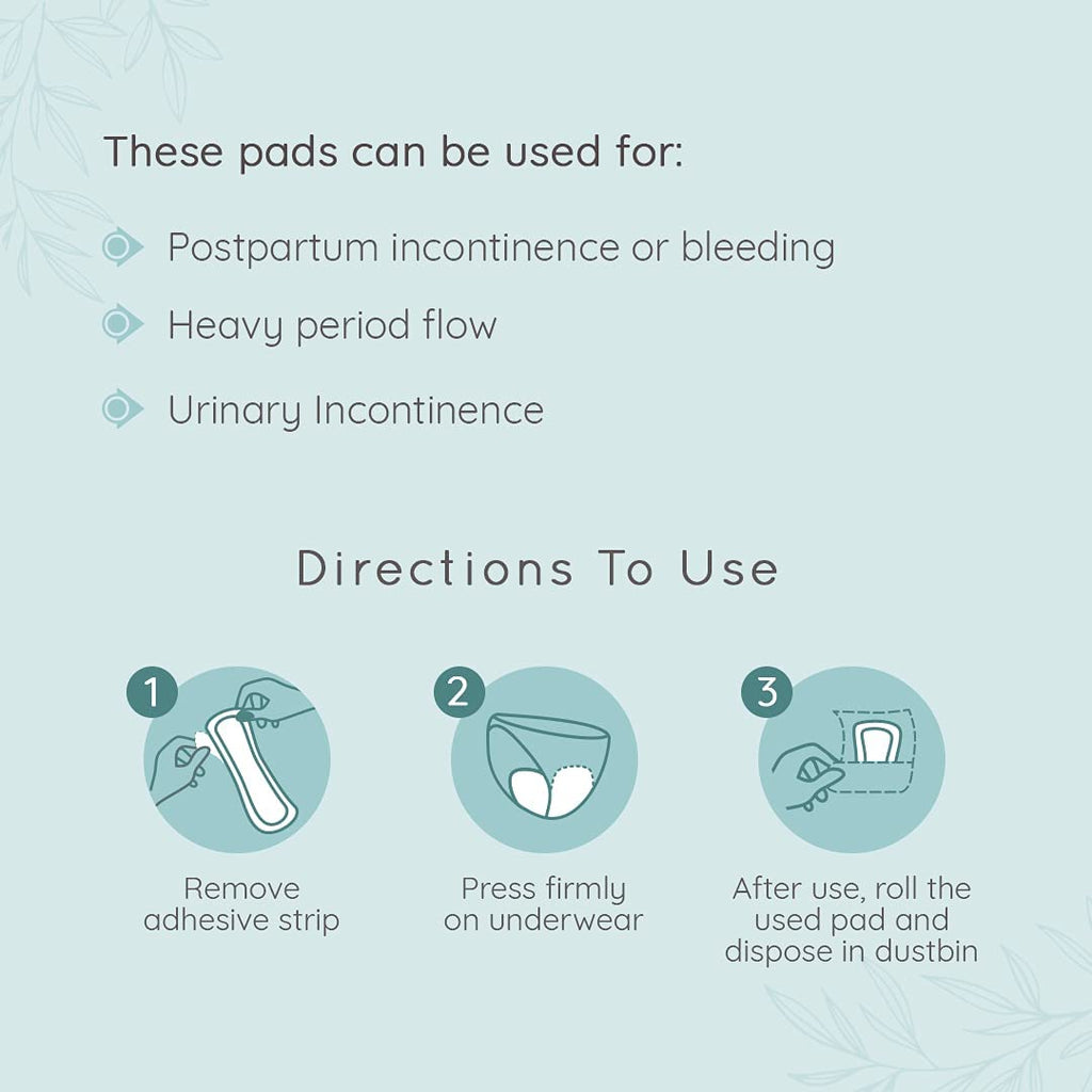 Pee Safe Comfort Maternity Pads XXXXL+ | 8 Pads | Post-partum Flow | Clots, Heavy Gushes & Flow Super Soft, Breathable Fabric, 360 Degree Protection,...