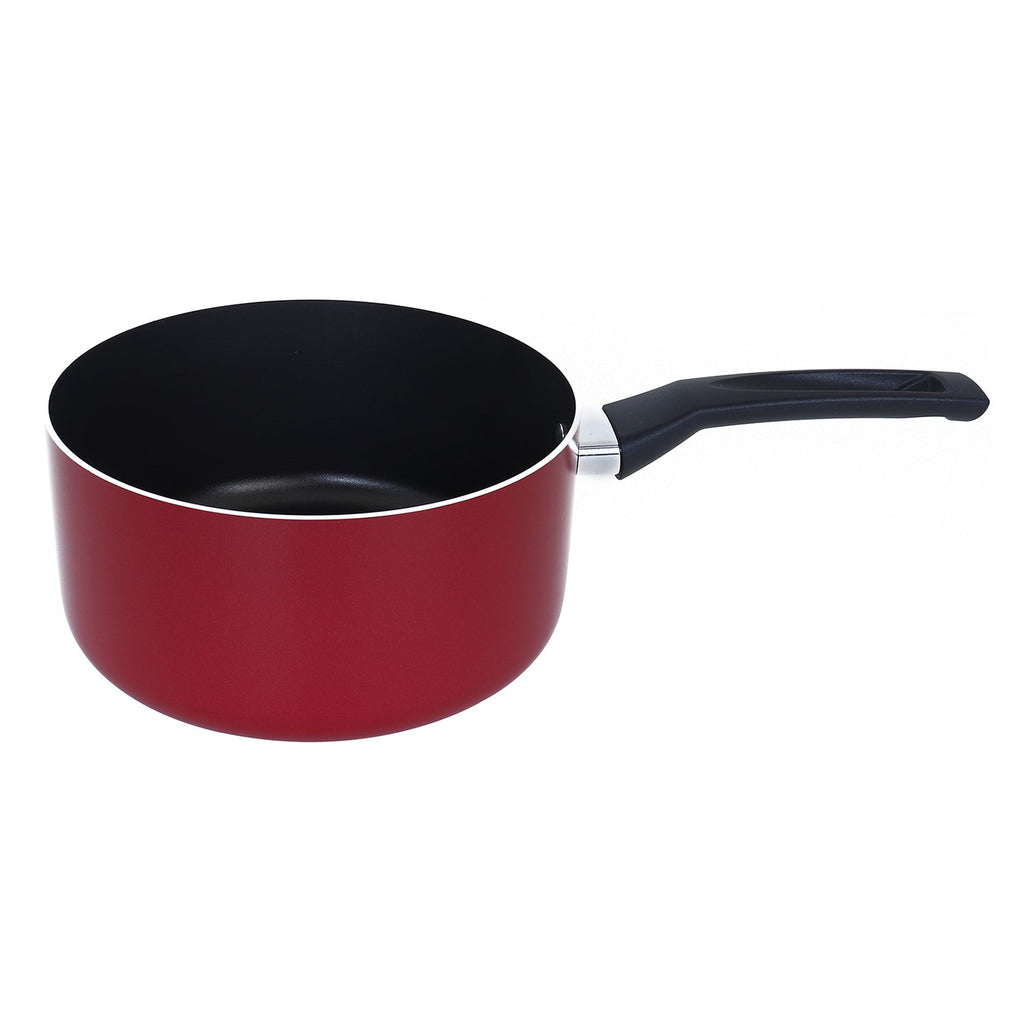 Meyer Safecook Aluminium Non Stick Covered Saucepan 20cm, Red