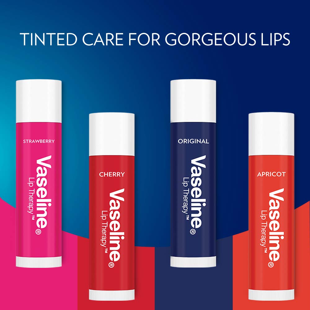 Vaseline Lip Therapy Original Chapstick, Lip Balm, Clear, 4.5 Gram
