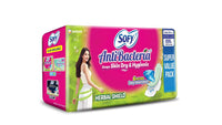Sofy AntiBacteria XXL - 323mm | 50 Count pads | For Women Sanitary Pads | Keep Skin Dry | 6 Layer Deep Absorption | Herbal Shield | Hygiene & Herbs | X-Large