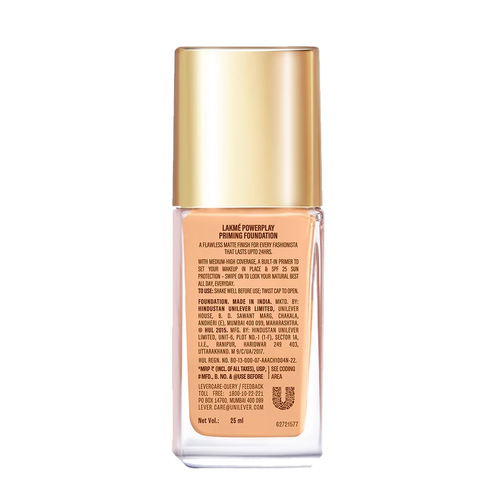Lakme  Powerplay Priming Foundation Liquid