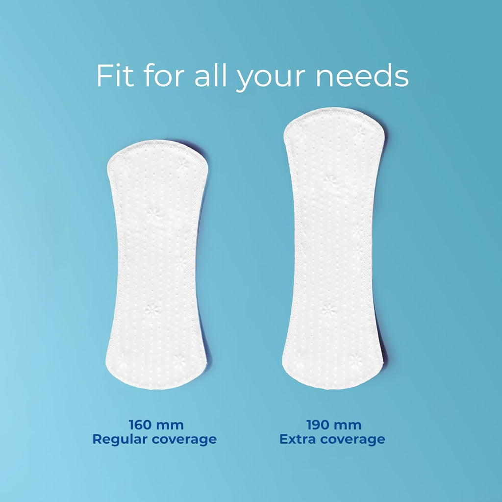 Nua Everyday Comfort Panty Liner for Women Daily Use | Pack of 48 liners - 160mm