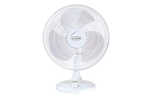 V-Guard 1505725 with 2 Year Warranty 400 mm Table Fan (White Blue | Pack of 1)