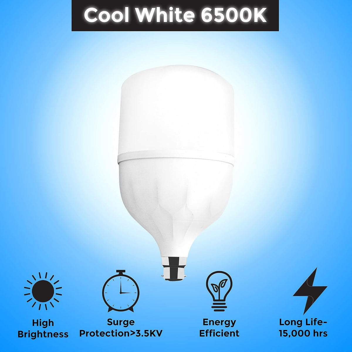 Gesto 25W Led Bulb – Upto 85% Energy Saving Ceiling Bulb Lights,Super Bright Led Light Bulb |Ceiling Lights Lamp for Home | High Watt B22 Led Bulbs for Home...