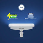 PHILIPS Stellar Bright 10W B22 Emergency LED T-Bulb,Emergency Lights For Home,Cool Daylight, Pack of 3