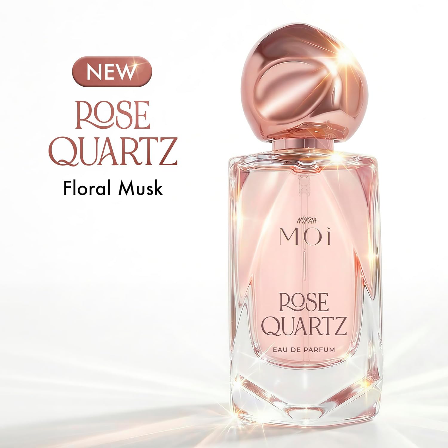 Nykaa Rose Quartz EDP 50ml | Floral Musk Scent for Women | Tuberose, Musk Soft Fragrance | Long-Lasting Everyday & Evening Scent | Luxury Elegant | Best...